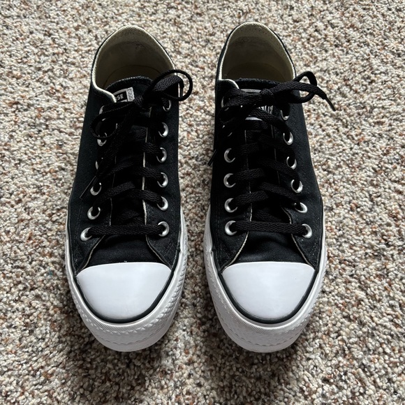 Black platform converse - Picture 3 of 5